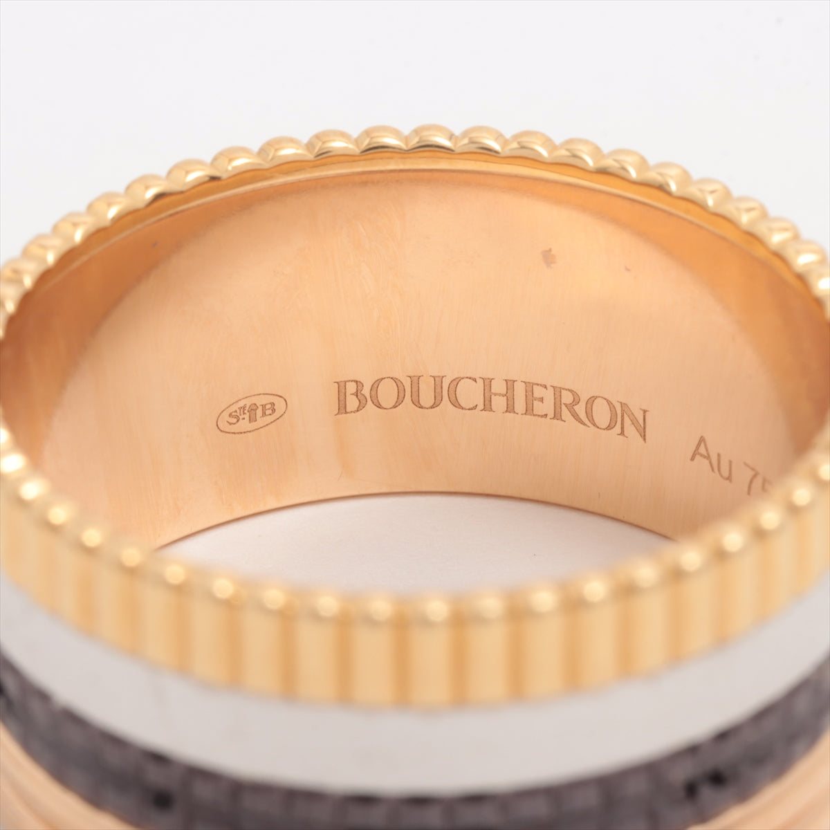 Boucheron Quatre Large rings 750(YG×PG×WG) 15.0g 67 JRG025767