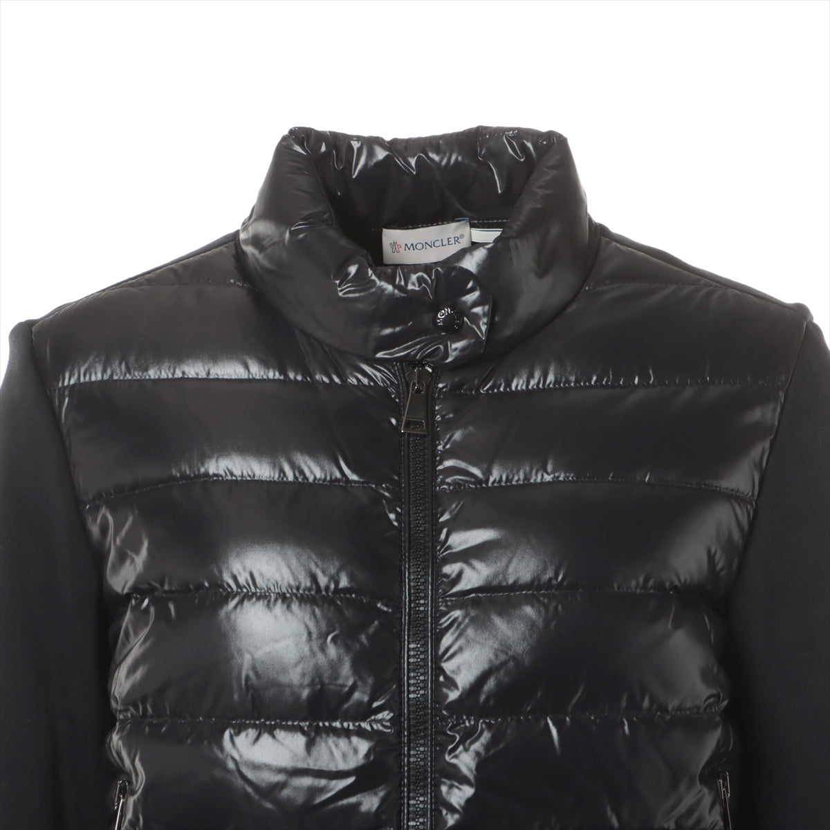 Moncler 19-year Nylon Down jacket XS Ladies' Black  MAGLIA CARDIGAN