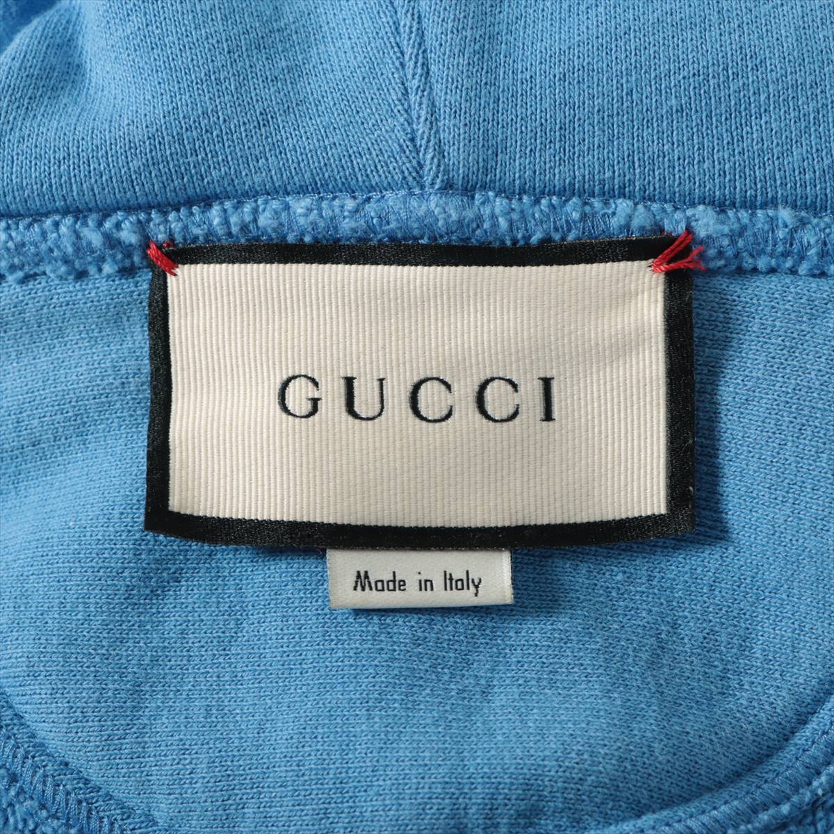 Gucci Cotton & Polyester Parker S Men's Blue  Bandstar logo 560502