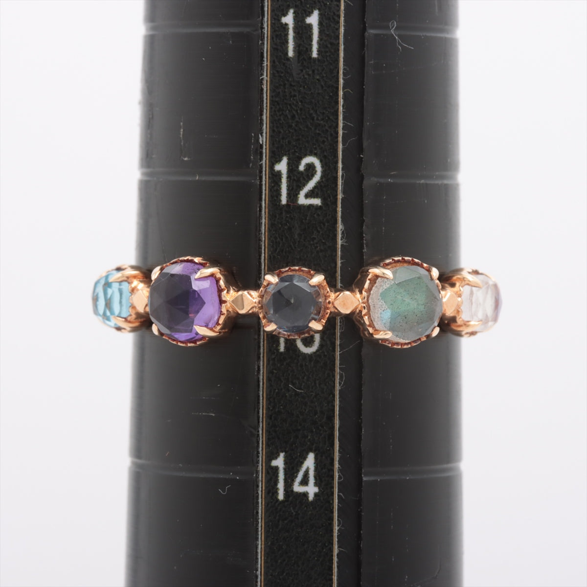 aget Colored stone rings K10(YG) 1.3g