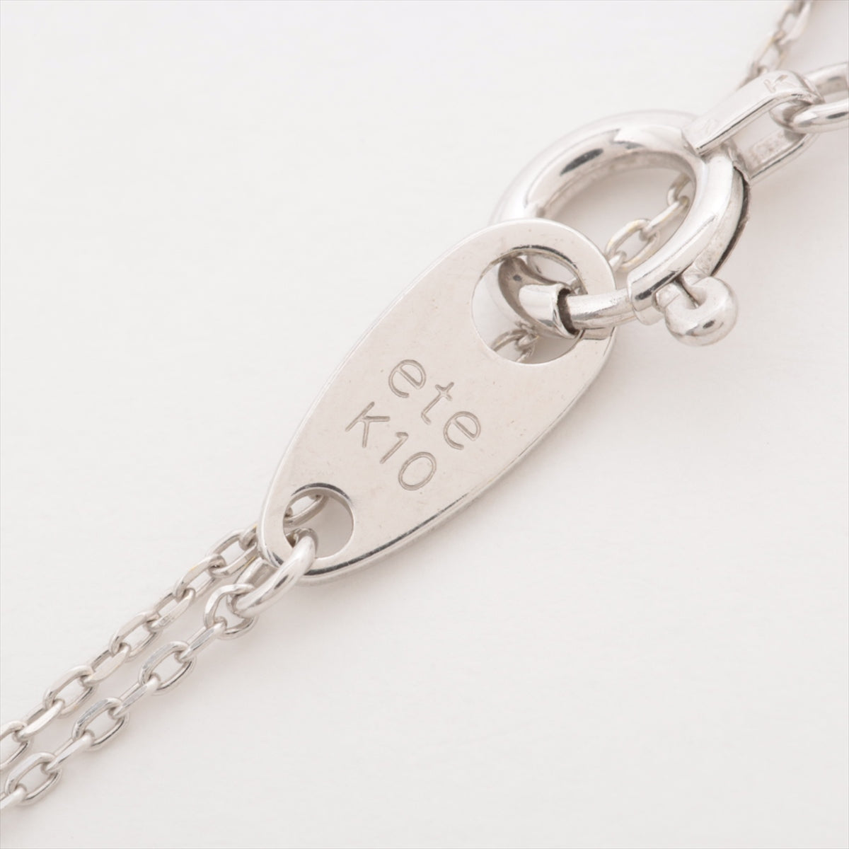 ete Necklace chain K10(WG) 1.0g