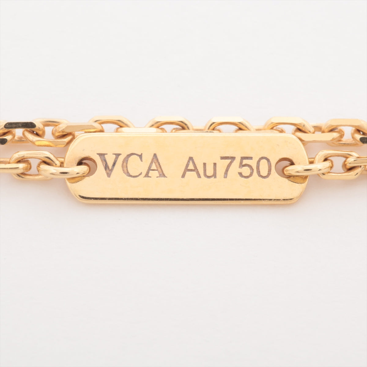 Van Cleef & Arpels Lucky Alhambra Papillon shells Necklace 750(YG) 6.5g VCARD99500