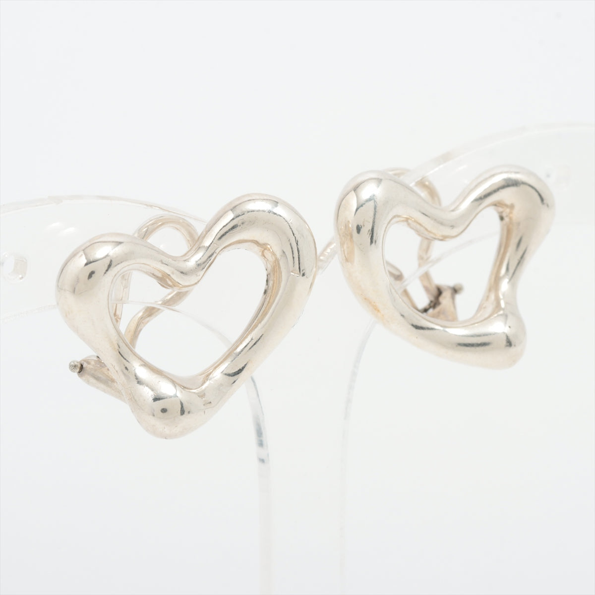 Tiffany Open Heart Earrings (for both ears) 925 11.6g Silver