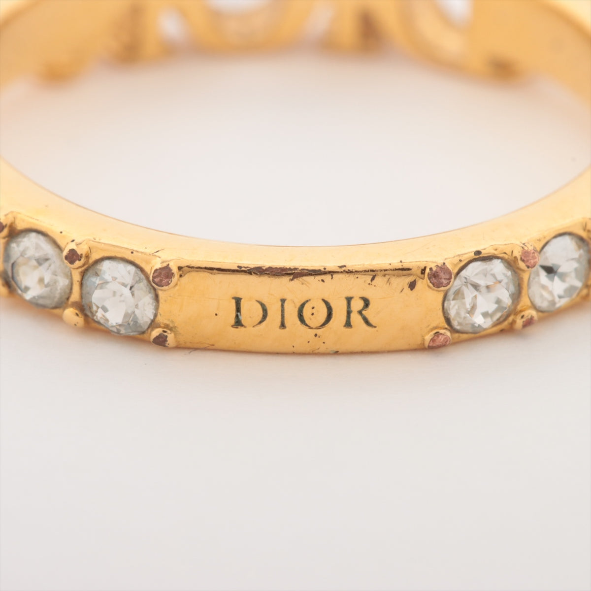 DIOR Dio(r)evolution Dio(r)evolution rings GP×inestone Gold