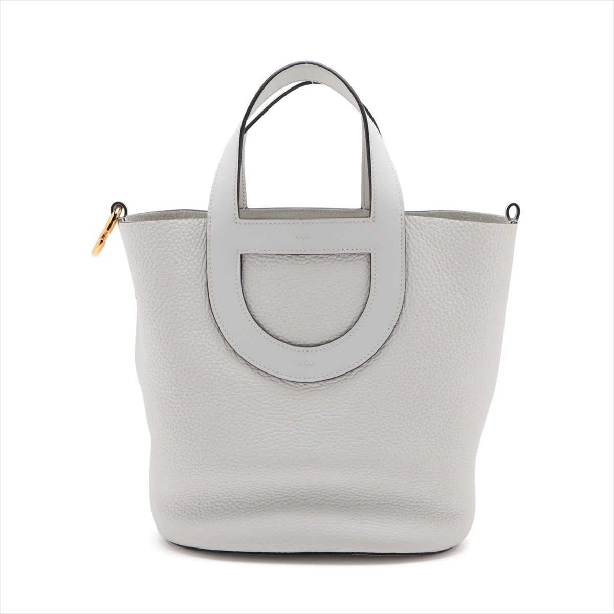 Hermès In the loop 23 Taurillon Clemence Hand bag NEW WHITE Gold Metal fittings B: 2023
