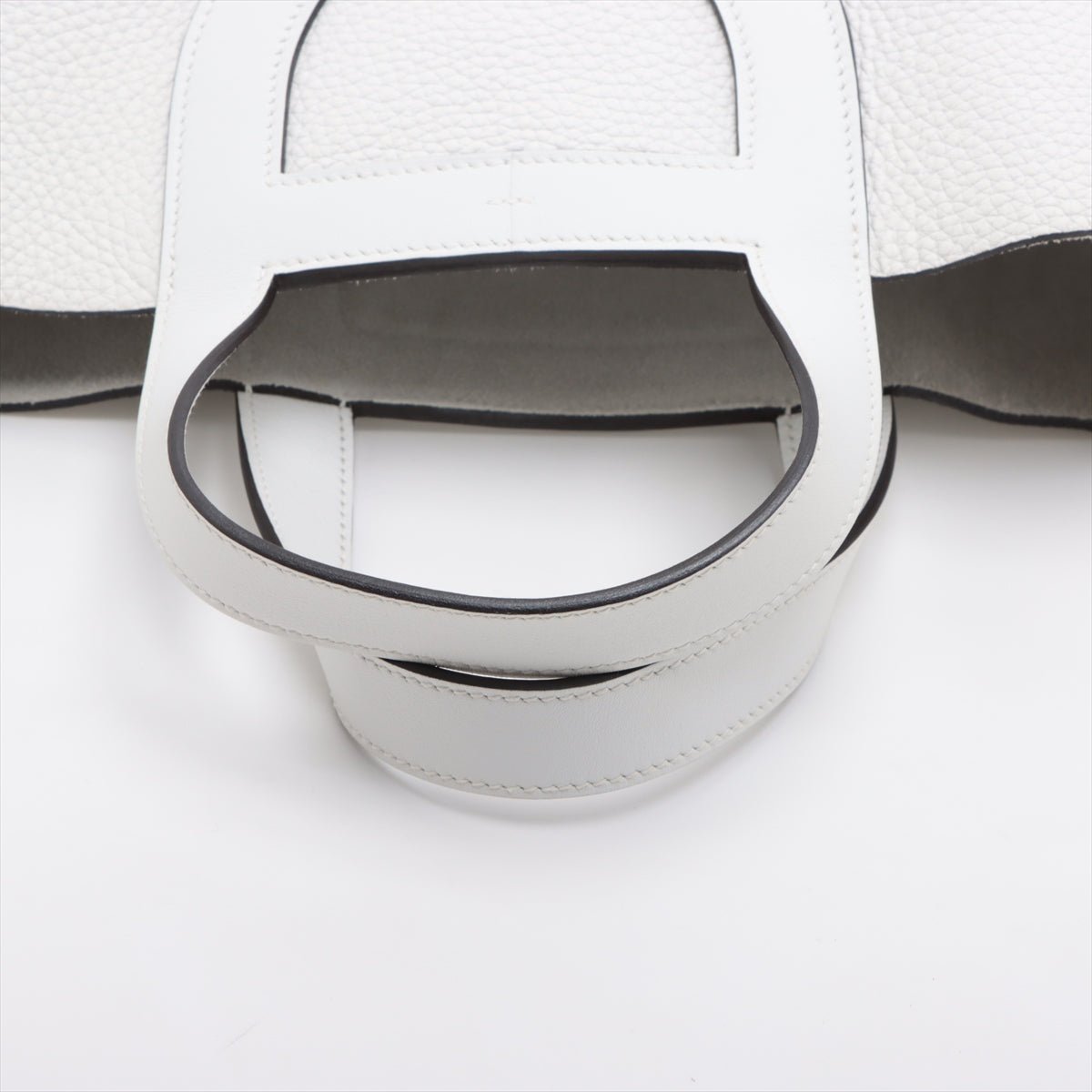 Hermès In the loop 23 Taurillon Clemence Hand bag NEW WHITE Gold Metal fittings B: 2023