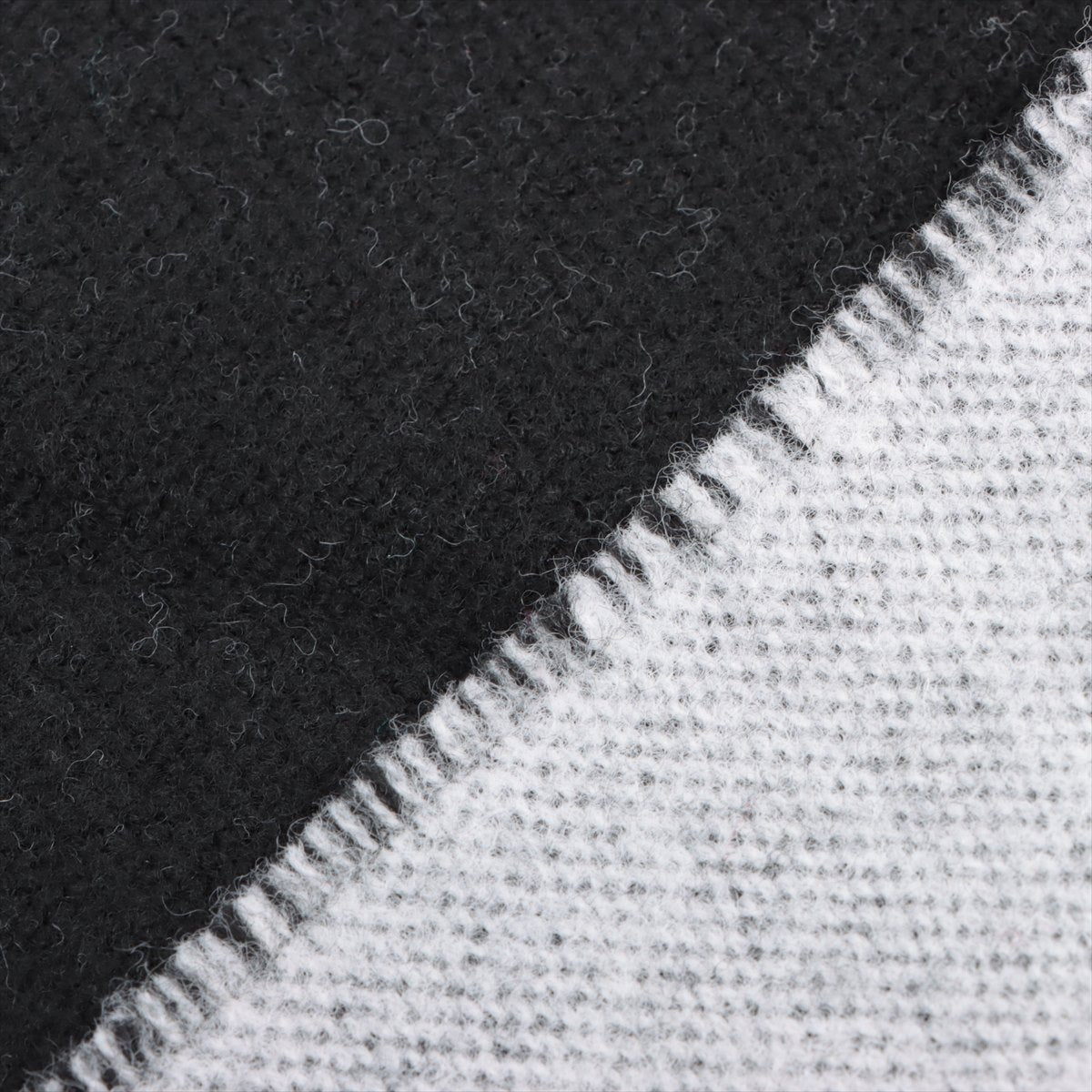 Balenciaga Logo Scarf Wool Black