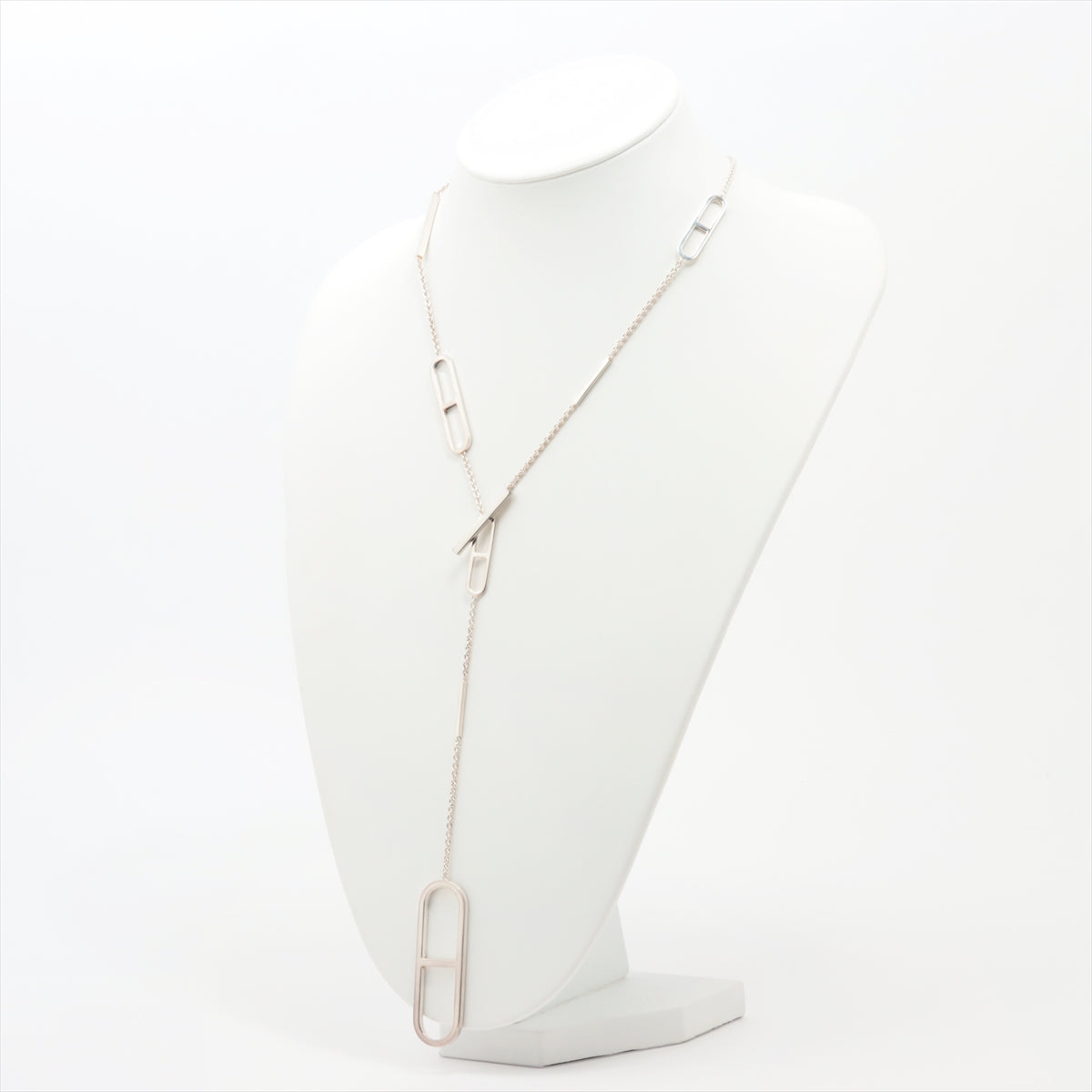 Hermès Ever Chaine D'Ancre Necklace 925 33.3g Silver