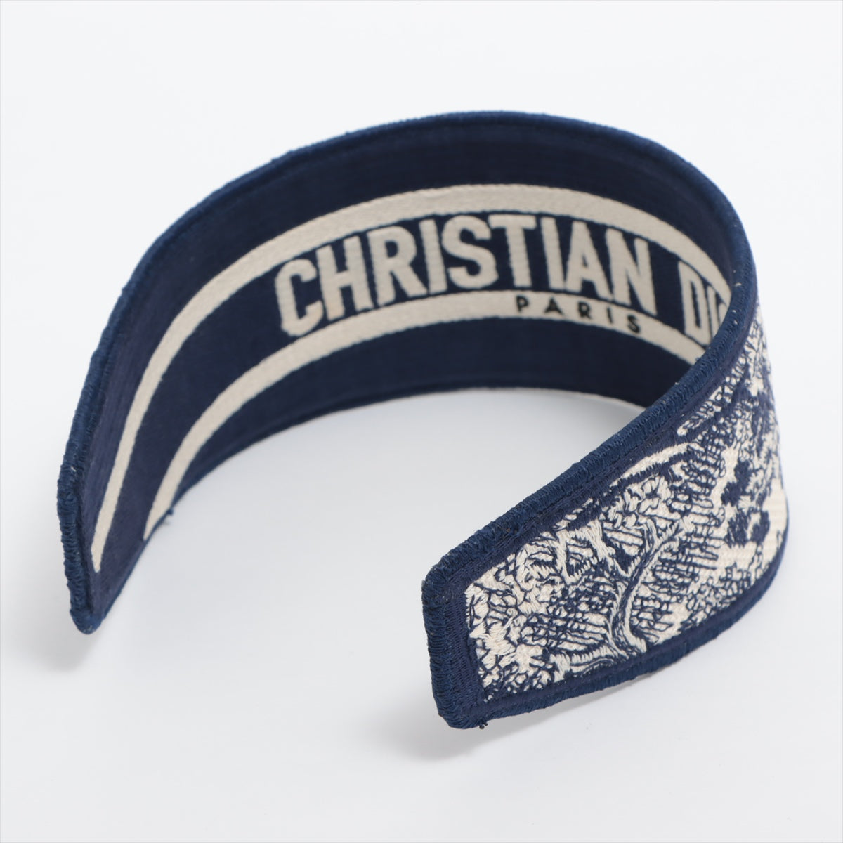 Christian Dior Headband canvas Blue