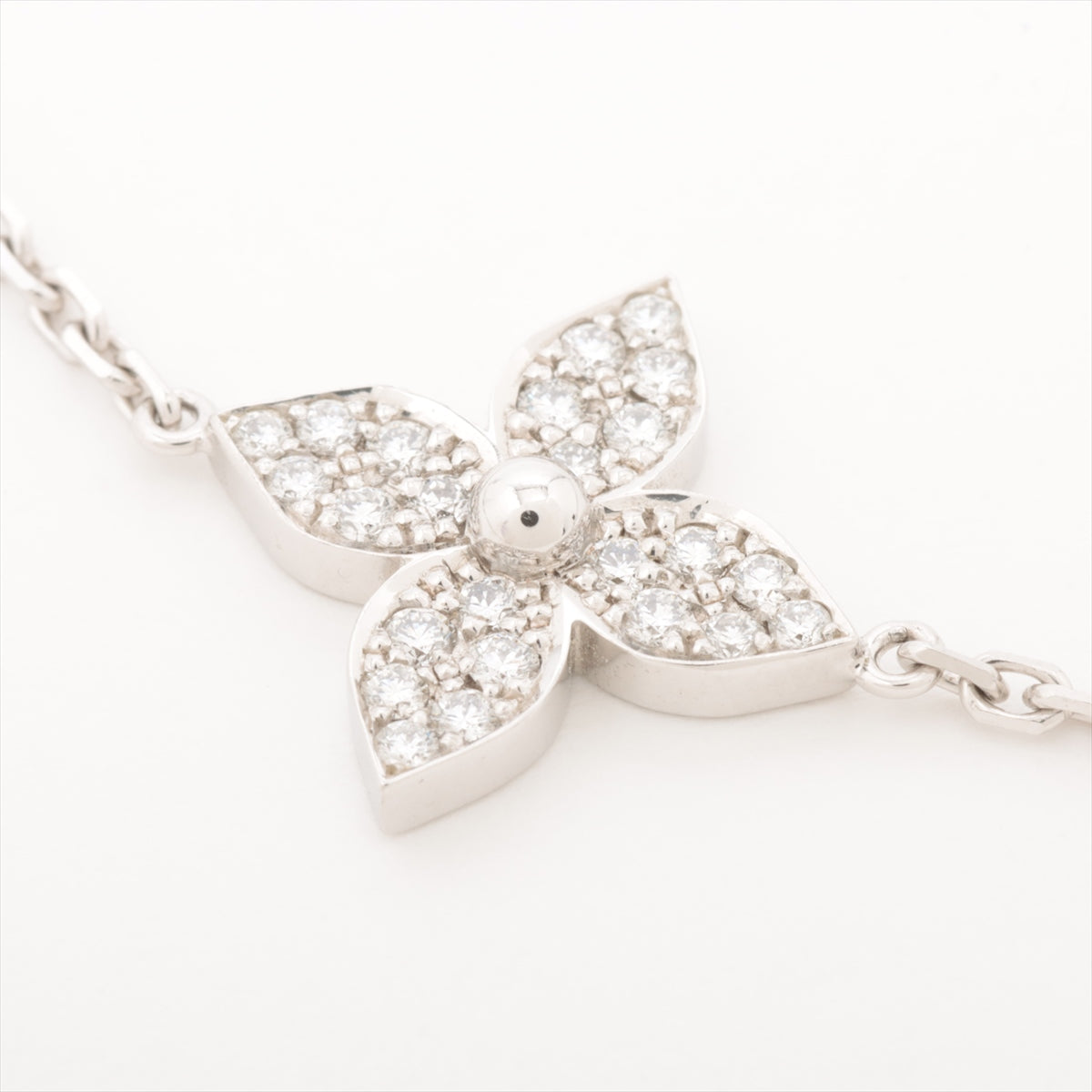 Louis Vuitton Brasserie Star Blossom diamond Bracelet 750(WG) 4.1g
