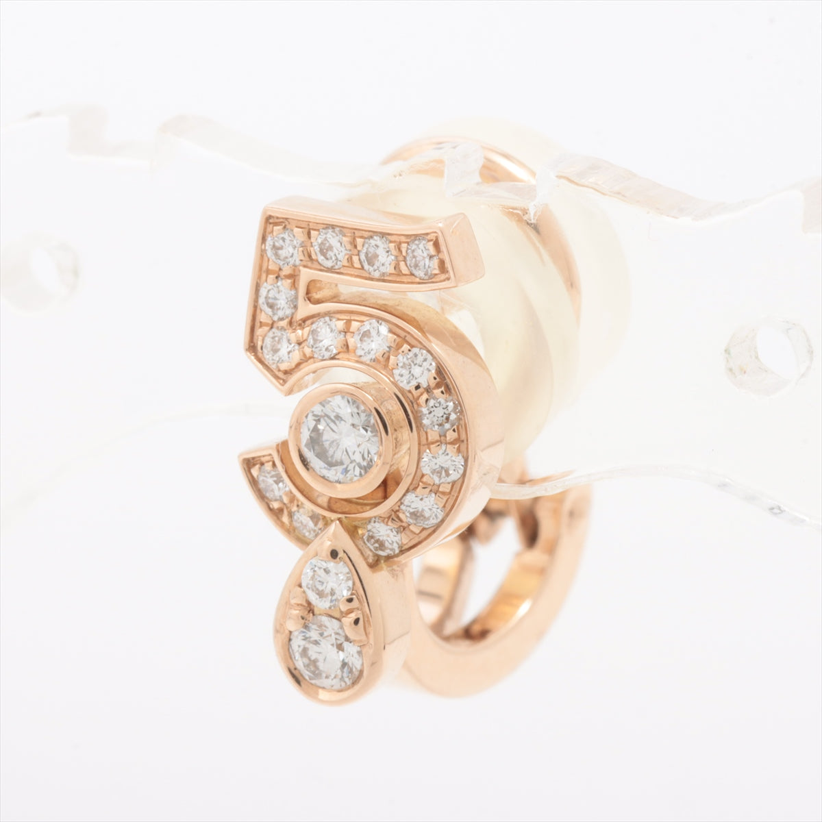 Chanel Eternal Chanel N°5 diamond single earring 750(BG) 2.6g J12191