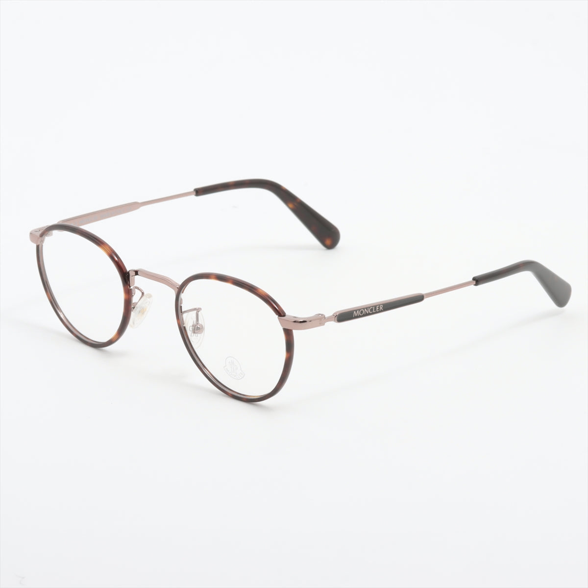 Moncler ML5159-D Logo Glasses Resin Brown