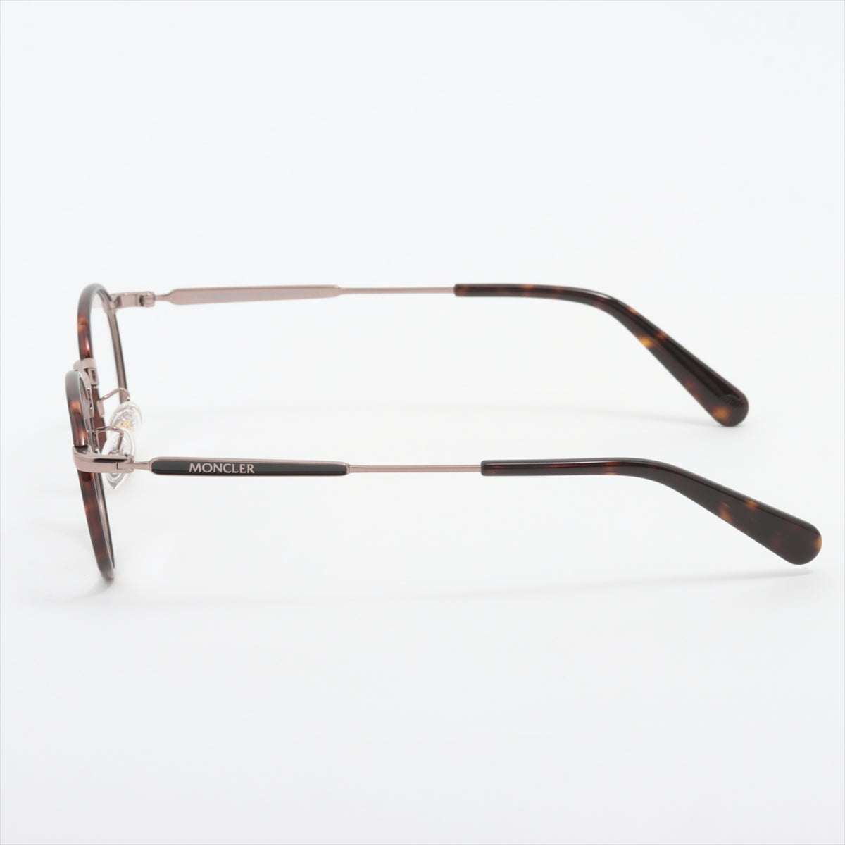 Moncler ML5159-D Logo Glasses Resin Brown