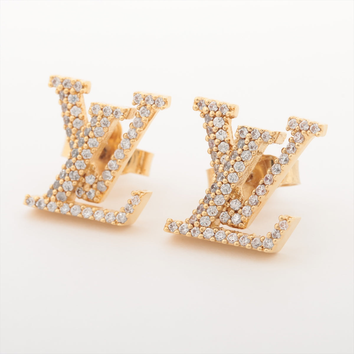 Louis Vuitton M00609 BOOKLE Dreil LV Iconic Strass VA2283 Piercing jewelry (for both ears) GP×inestone Gold