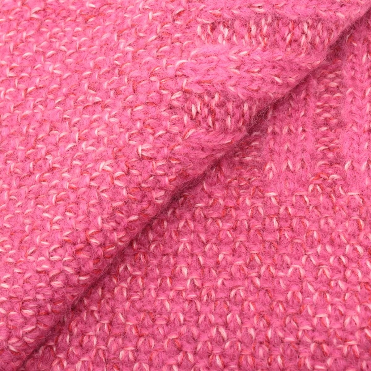 Chanel Coco Mark 09A Scarf Mohair x wool x nylon Pink