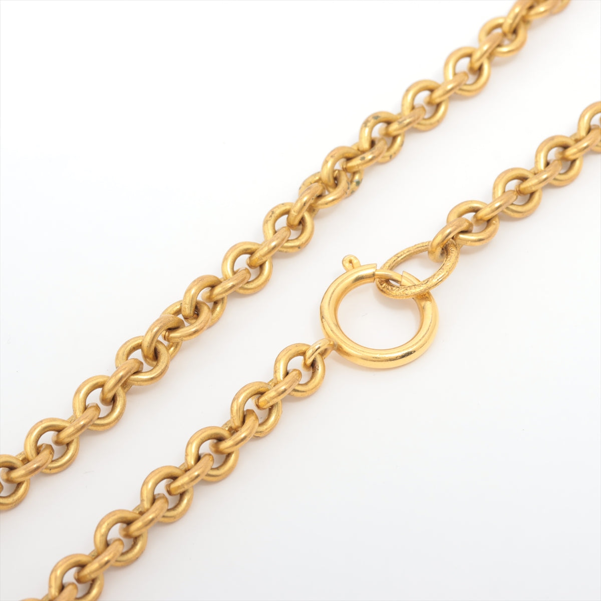 Chanel Coco Mark Necklace GP x resin Gold Ball
