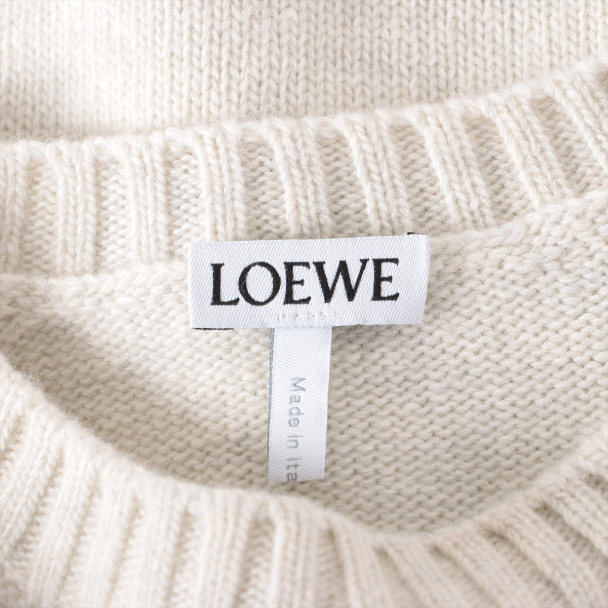 Loewe Anagram 23 years Wool Knit XS Ladies' Beige  Crew neck S359Y14KBX