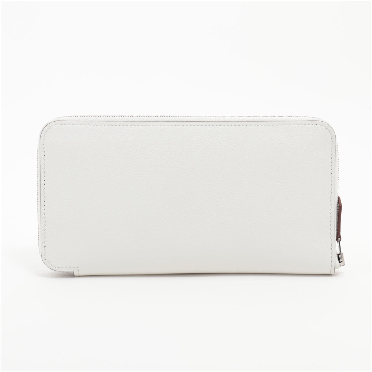 Hermès Azap Long Silk In Ever color Round-Zip-Wallet NEW WHITE Silver Metal fittings B: 2023