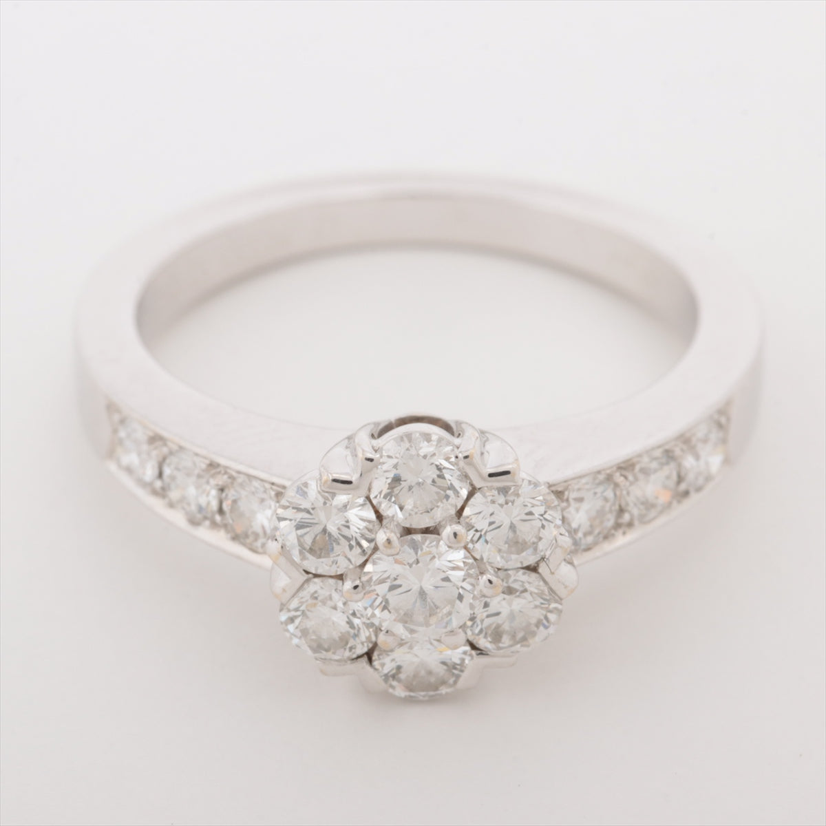 Van Cleef & Arpels Fleurette diamond rings 750(WG) 4.0g 47