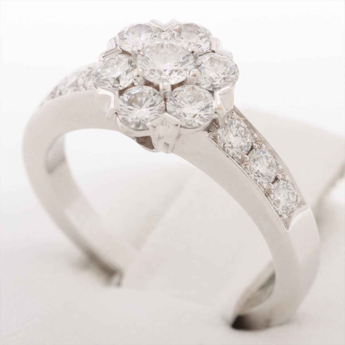 Van Cleef & Arpels Fleurette diamond rings 750(WG) 4.0g 47