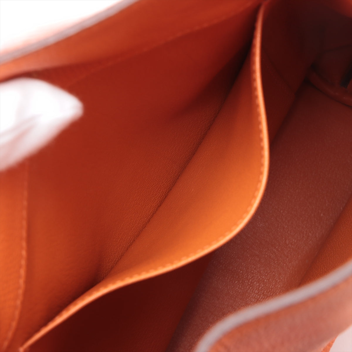 Hermès Saukelly 22 Togo Orange Gold Metal fittings T:2015