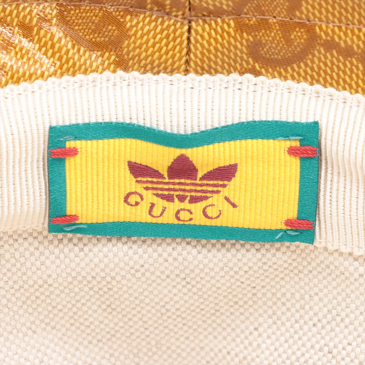 Gucci x adidas GG Crystal Bucket Hat Cotton & nylon Brown 696484