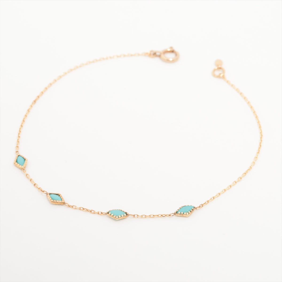 aget Turquoise Bracelet K10(YG) 0.5g