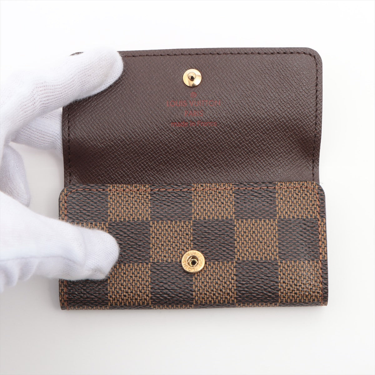 Louis Vuitton Damier Multiclés 4 N62631 Brown Key Case