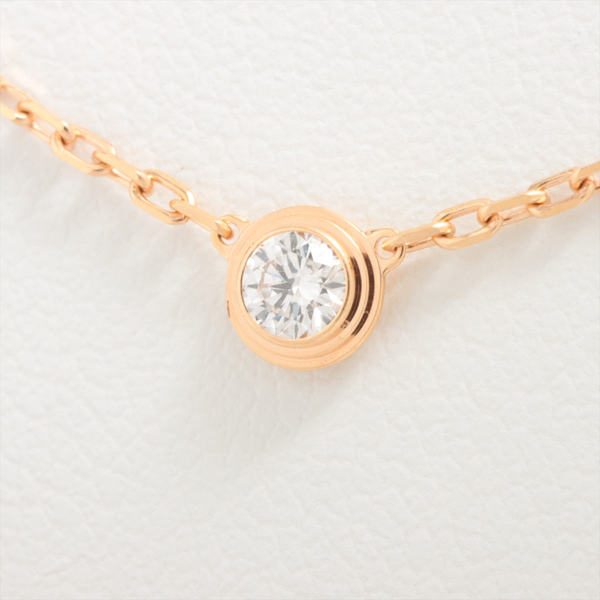 Cartier Damenuhr SM diamond Necklace 750(PG) 2.8g