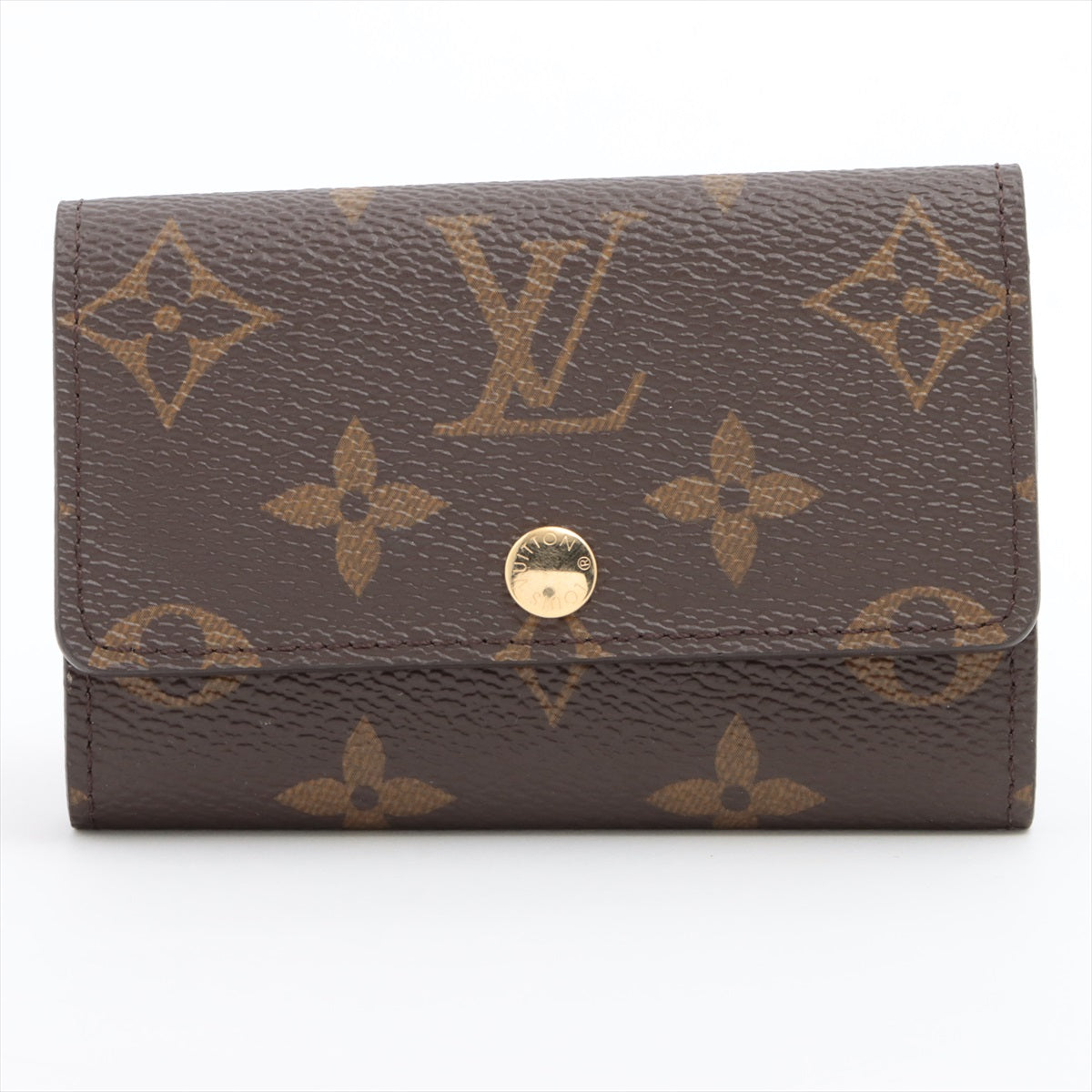 Louis Vuitton Monogram Multiclés 6 M62630 Brown Key Case responsive RFID
