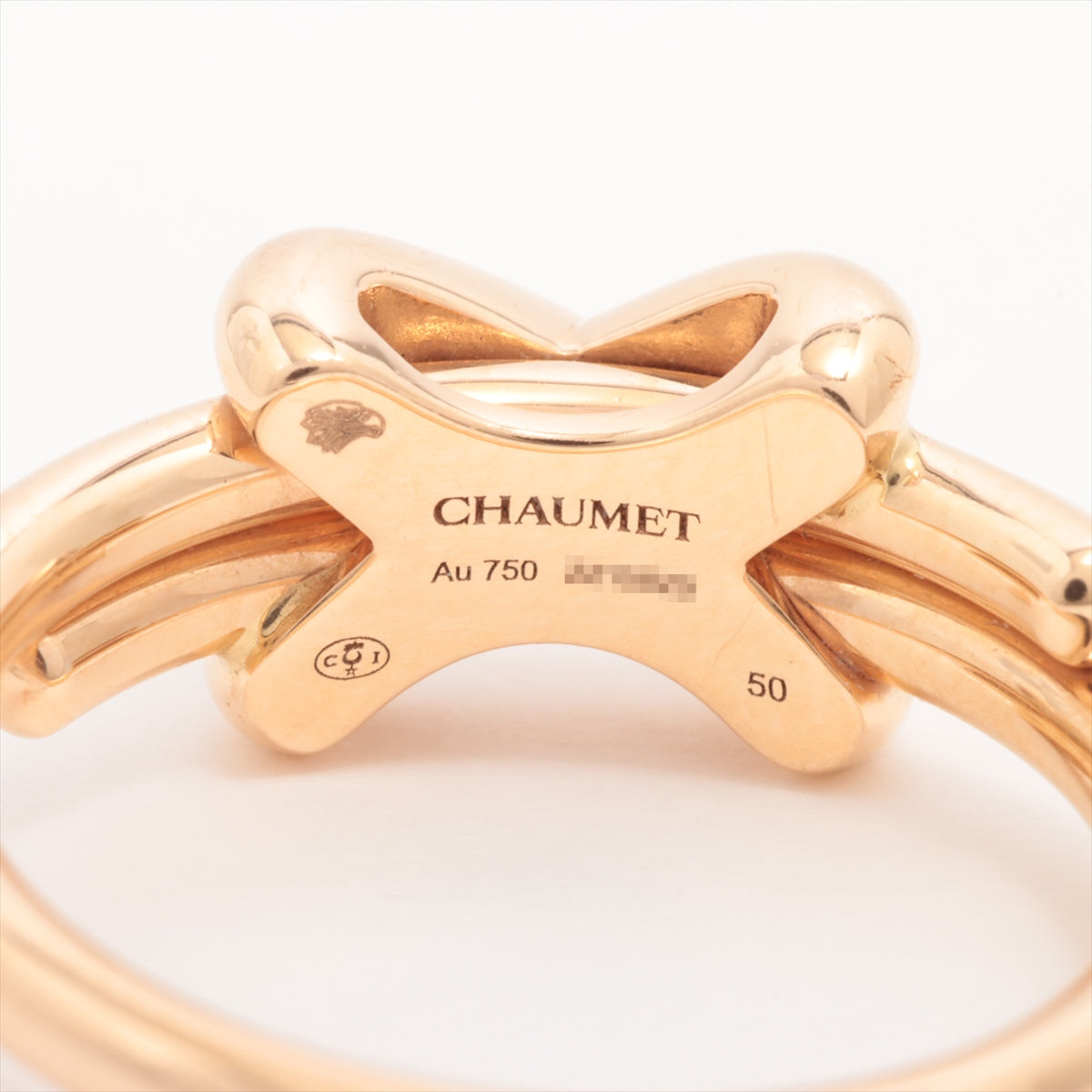 Chaumet Liens Doo Chaumet Permier Liens diamond rings 750(PG) 5.2g 50