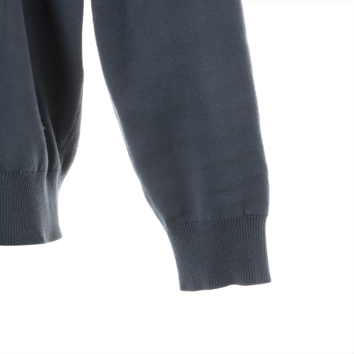 Louis Vuitton 24SS Cotton Basic knitted fabric XL Men's Navy blue  gradient cotton crew neck RM241Q