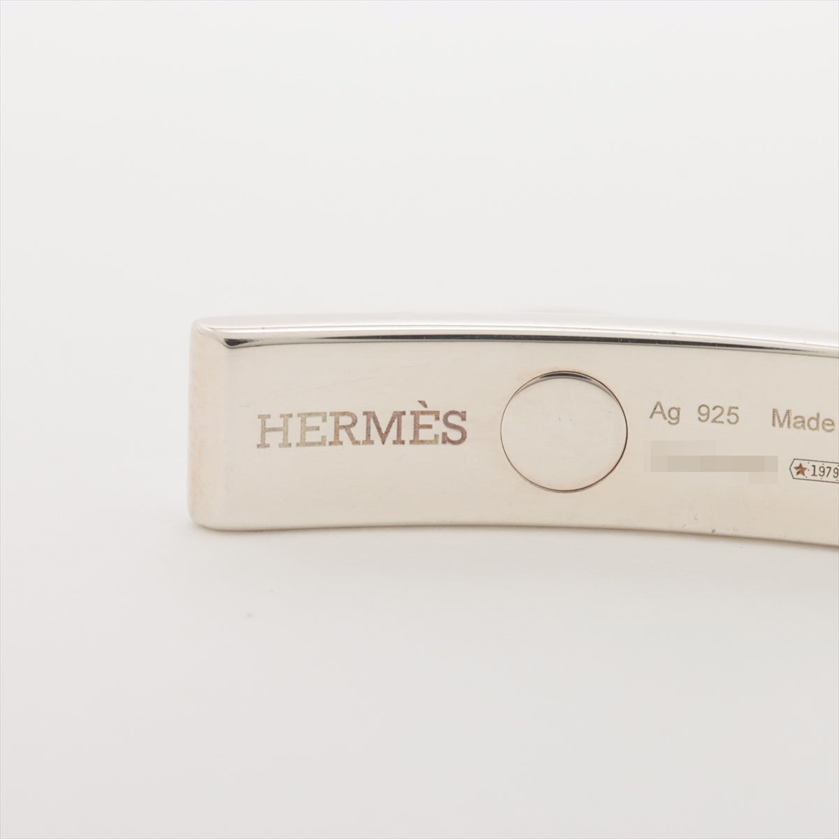 Hermès Kelly Gourmetto Bracelet ST 925 18.6g Silver