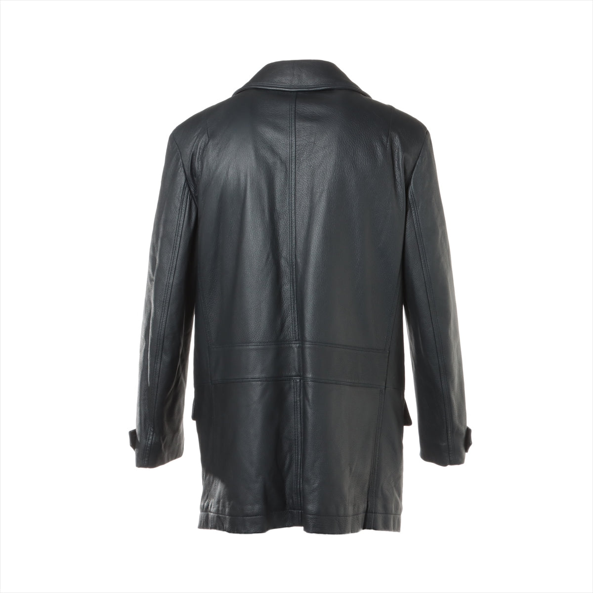 Brioni Leather coats 50 Men's Black Missing fur