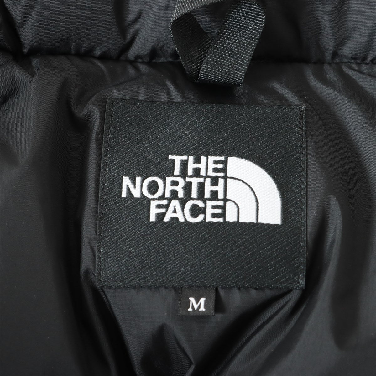 The North Face Nylon Down jacket M Men's Black x khaki  ND92336 Novelty Nuptse Jacket