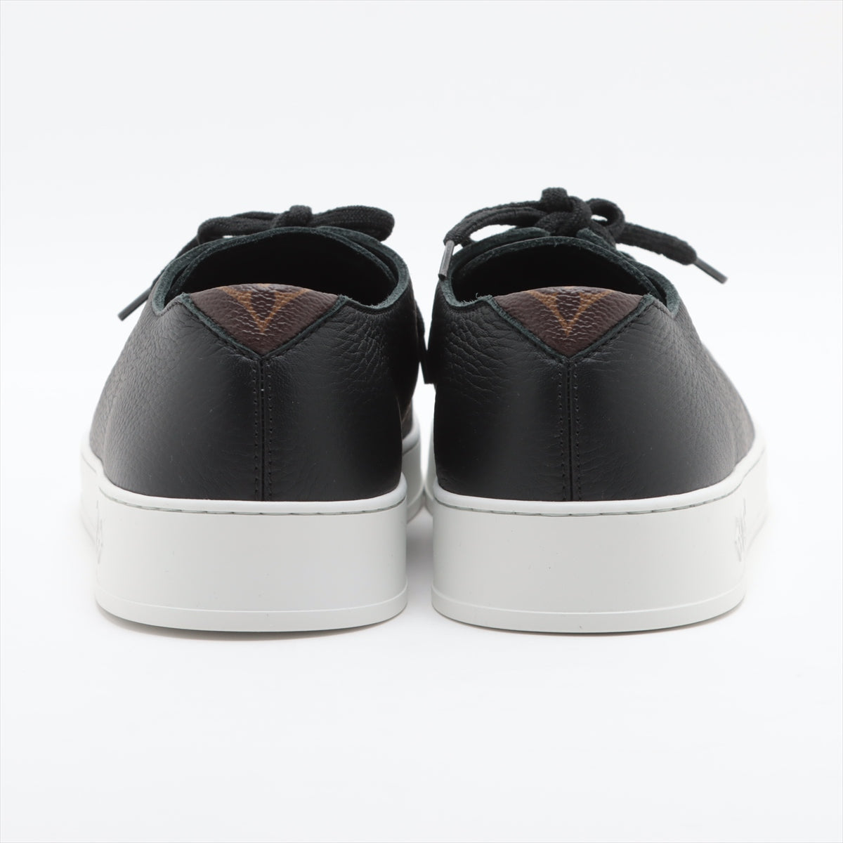 Louis Vuitton LV Resort Line 22 years Leather Sneakers 10 Men's Black MS0222