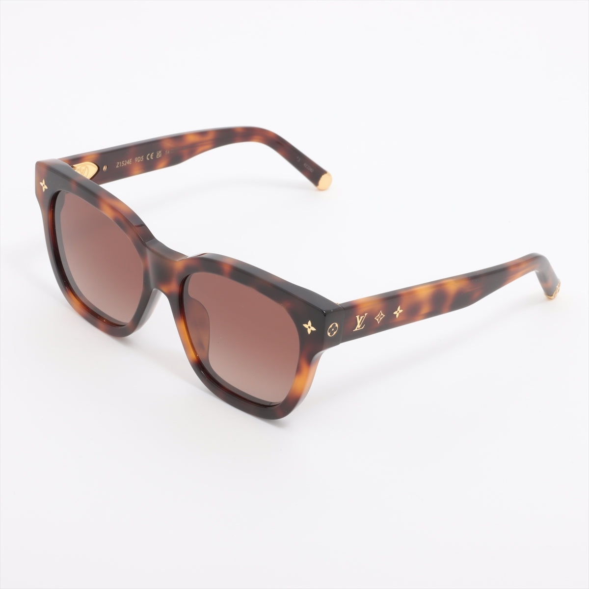 Louis Vuitton Sunglasses Mai Monogram Square Sunglasses Plastic Brown Z1524E
