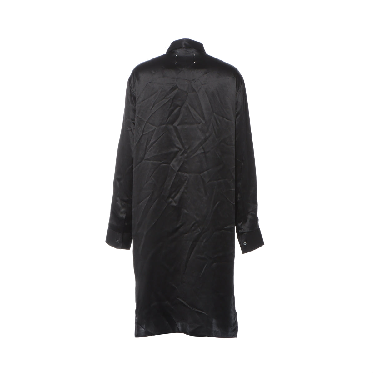 Maison Margiela 18AW Silk Shirt dress 38 Ladies' Black  S51CT0978