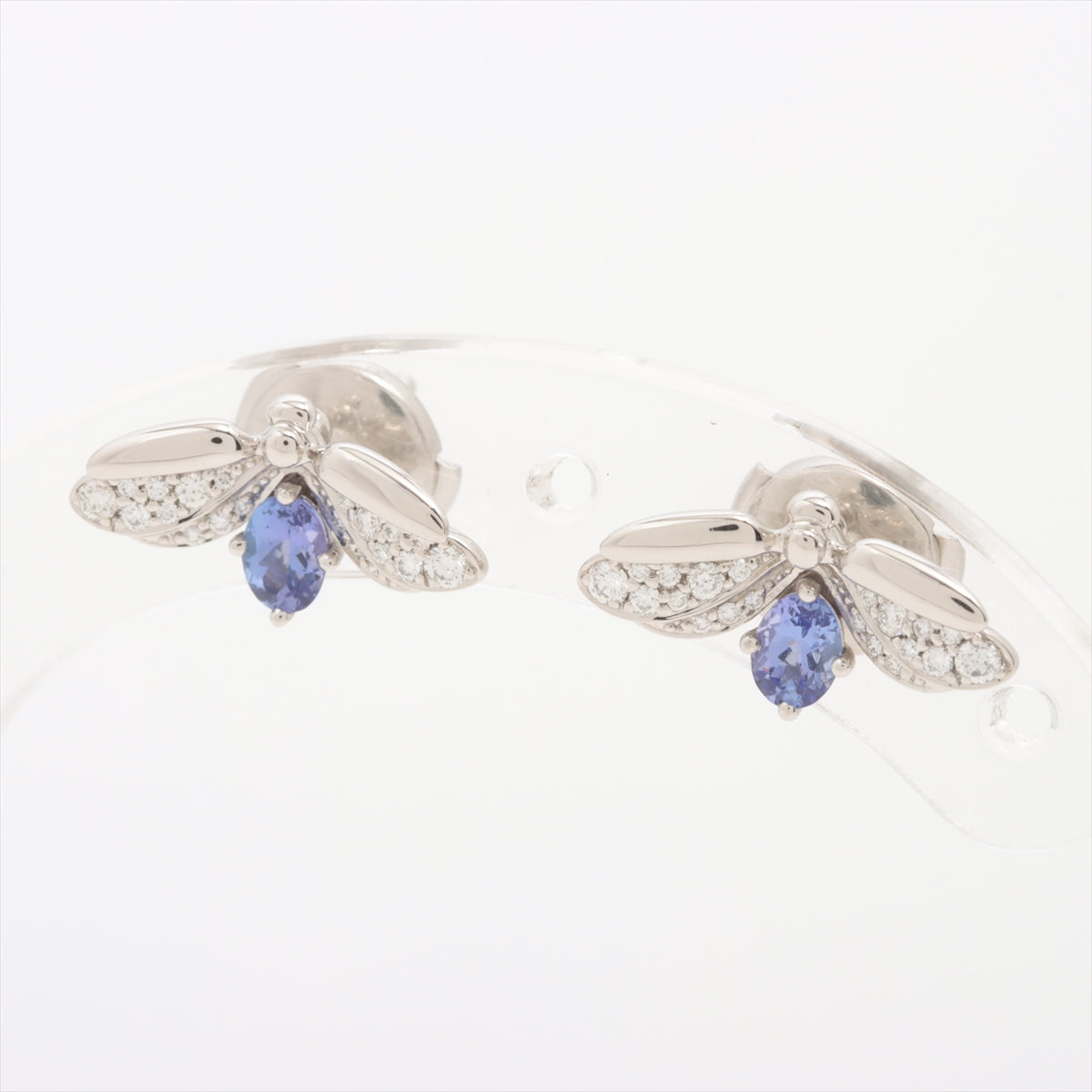 Tiffany Firefly Tanzanite diamond Piercing jewelry Pt950 4.2g