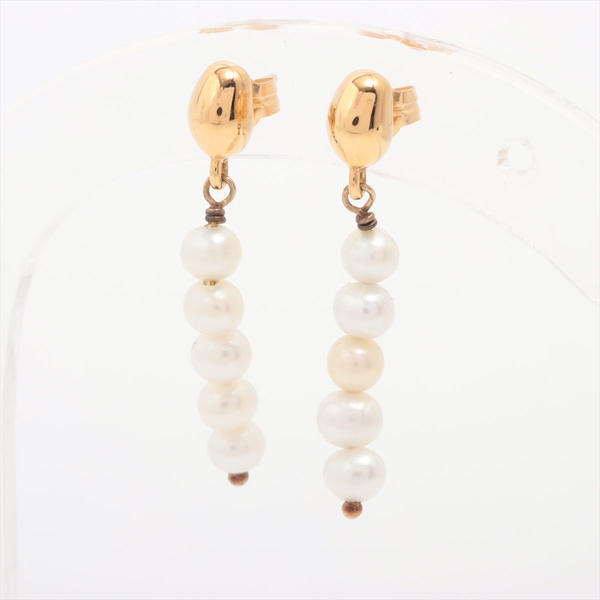 ete Pearl Piercing jewelry K18×925 1.6g