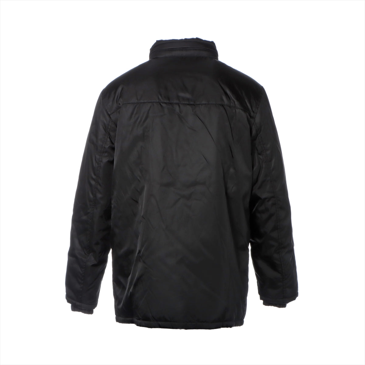 Prada 23 years Nylon Insulated jacket 48 Men's Black  DNA609 Food storage