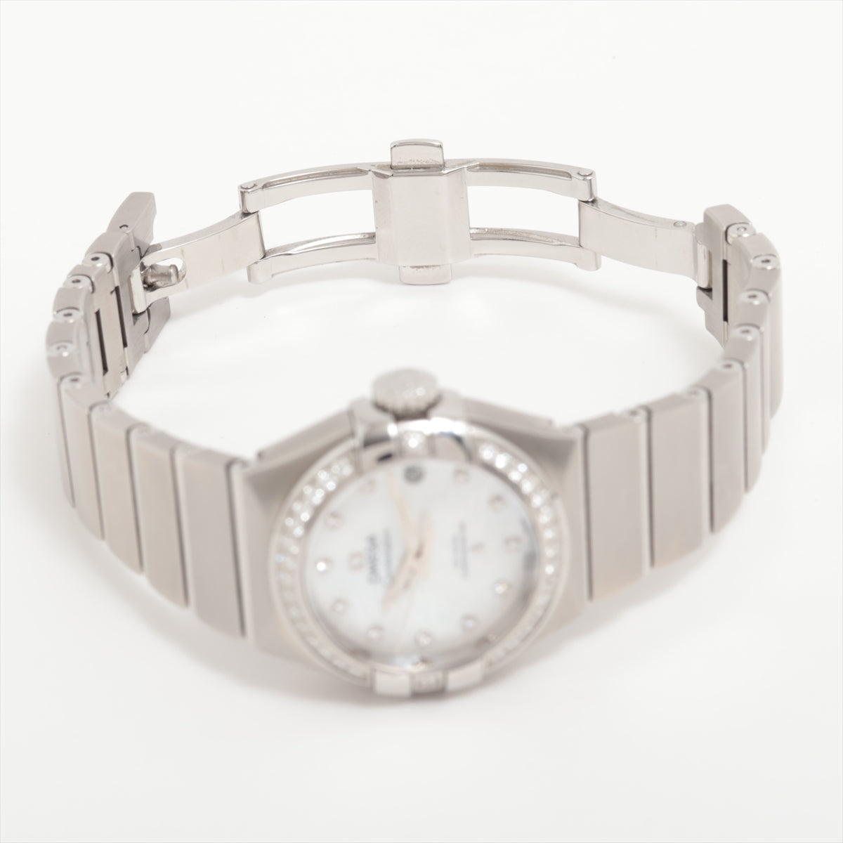 Omega Constellation SS AT Shell-Face Extra-Link3 123.15.27.20.55.003