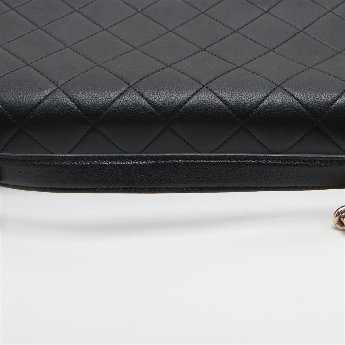 Chanel Matelasse Lambskin 2way handbag Chain shoulder Black Gold Metal fittings 23XXXXXX