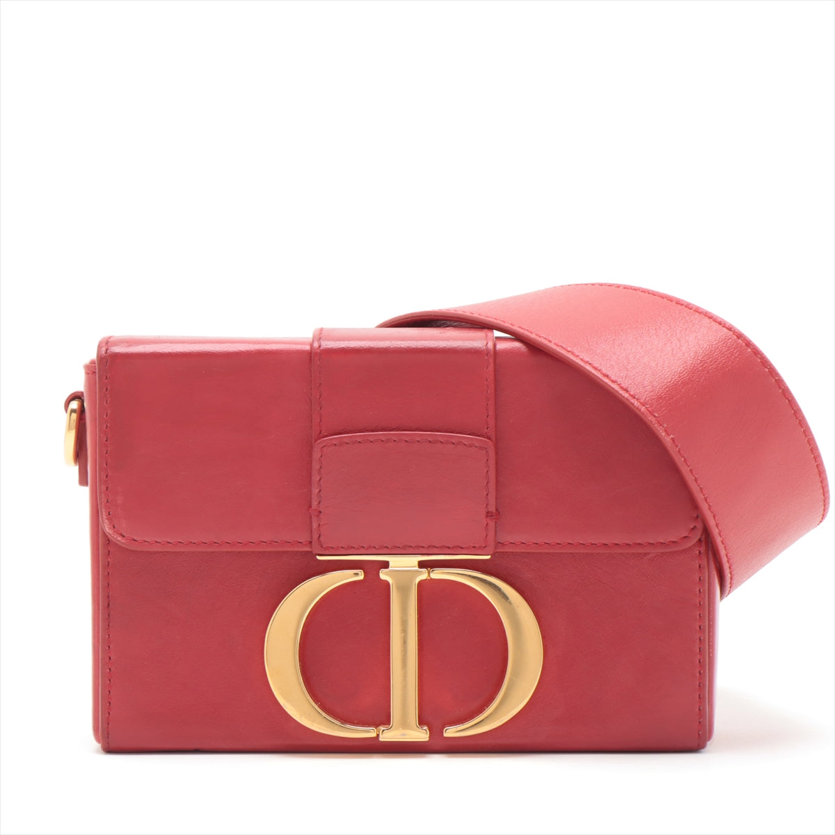 Christian Dior Montaigne 30 Leather Shoulder bag Red