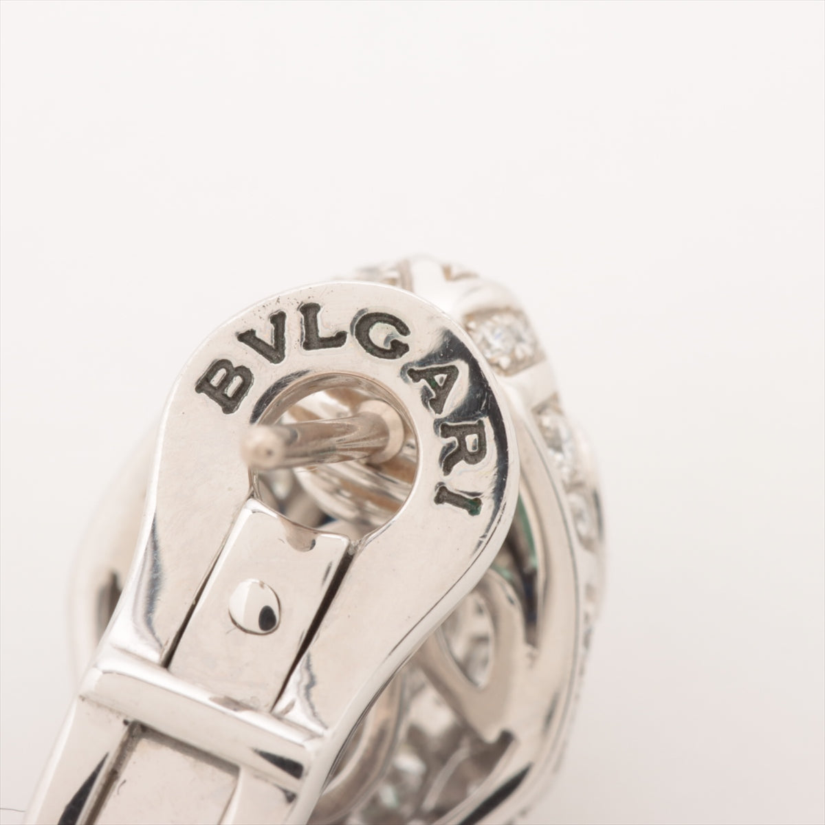 Bvlgari Serpenti diamond Sapphire Emerald Piercing jewelry 750(WG) 10.5g