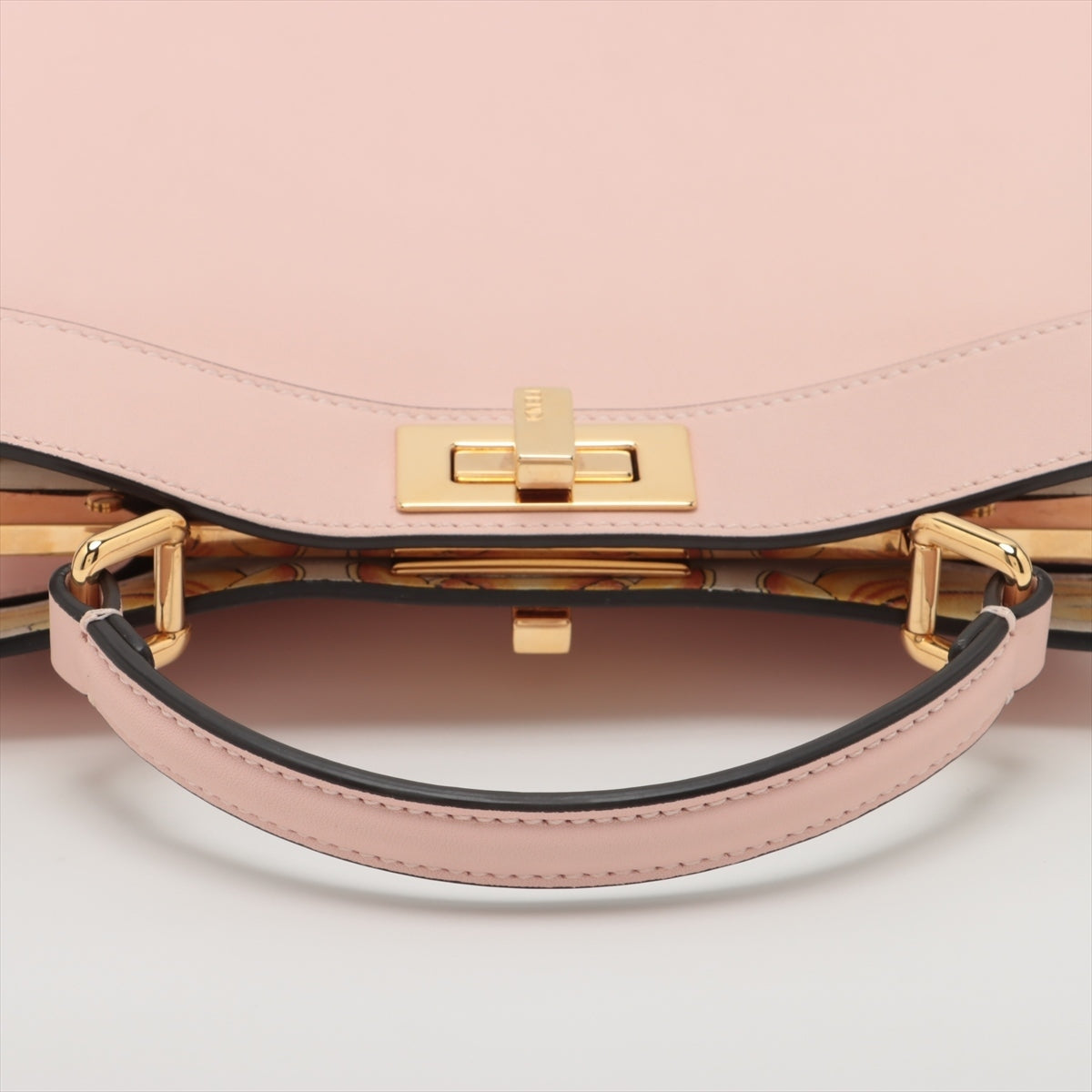 Fendi x Versace Peek-a-boo ICU Co., Ltd. small Leather 2way handbag Pink 8BN327