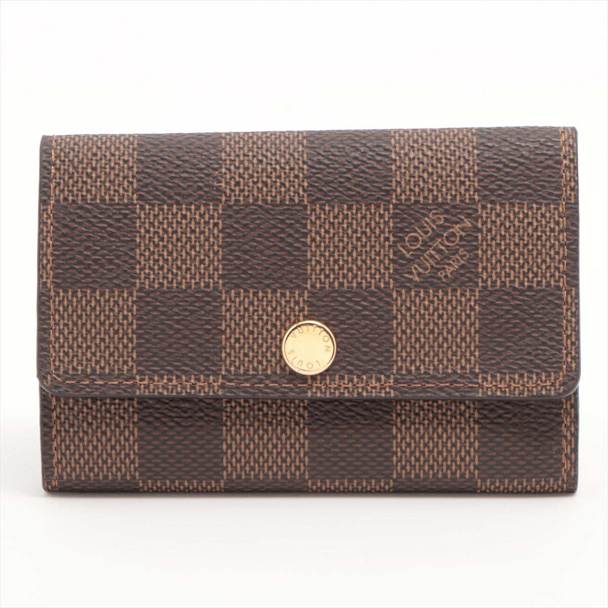 Louis Vuitton Damier Multiclés 6 N62630 Brown Key Case responsive RFID