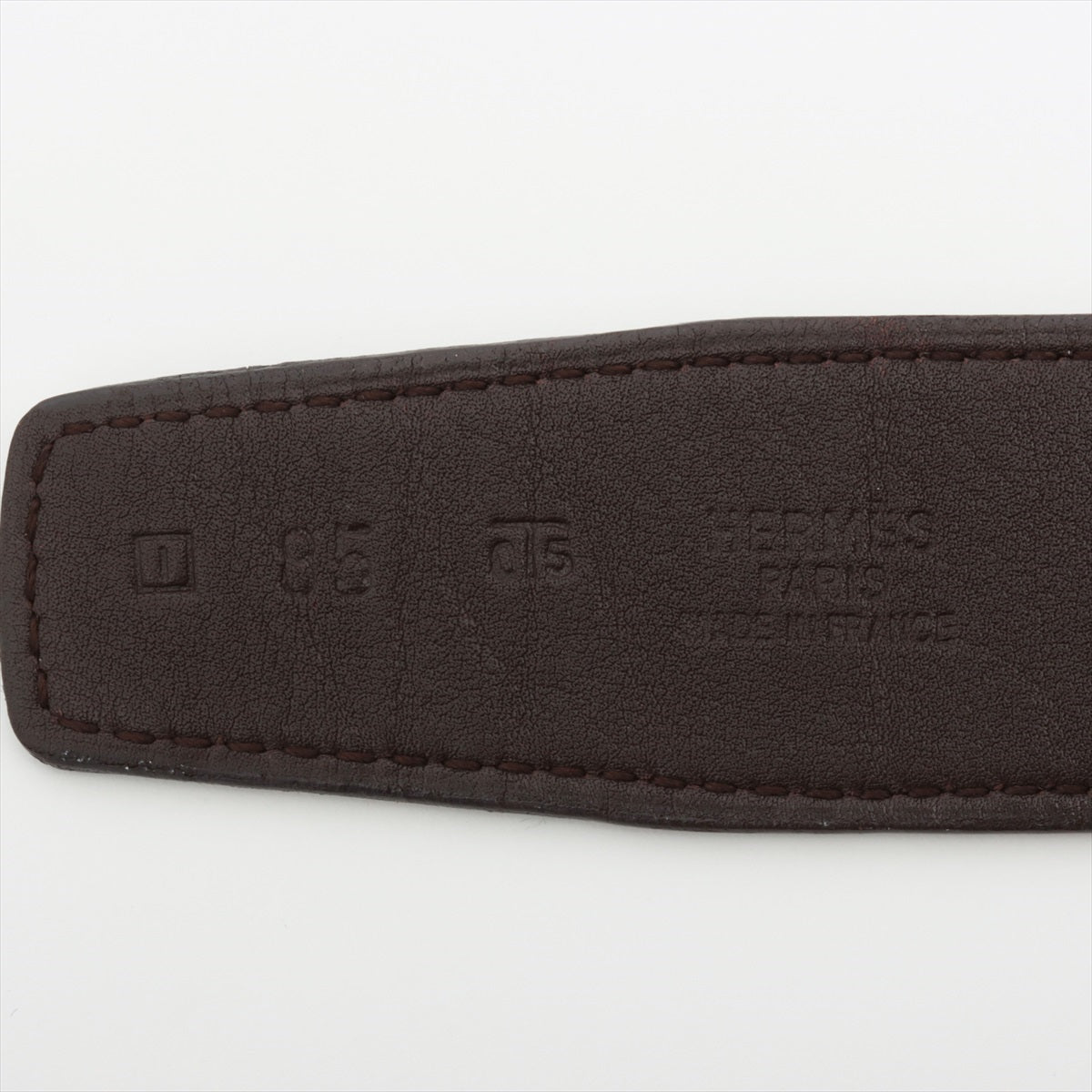 Hermès Evelyne □I: 2005 Belt 85 Leather Brown