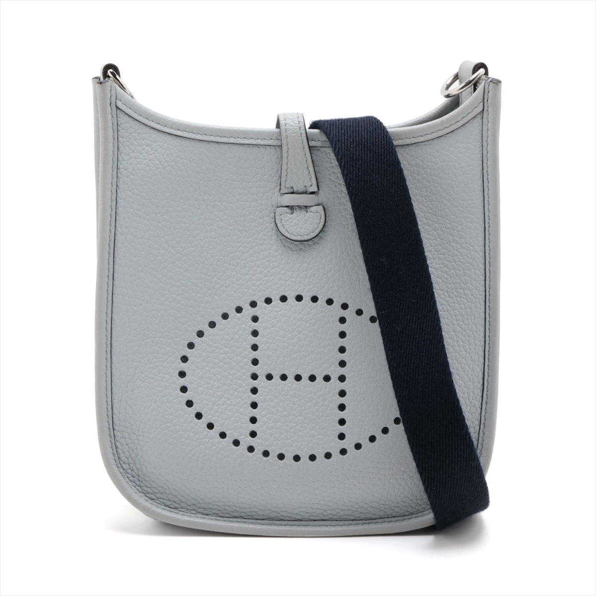 Hermès Evelyne TPM Amazon Taurillon Clemence Blue pale Silver Metal fittings Z: 2021