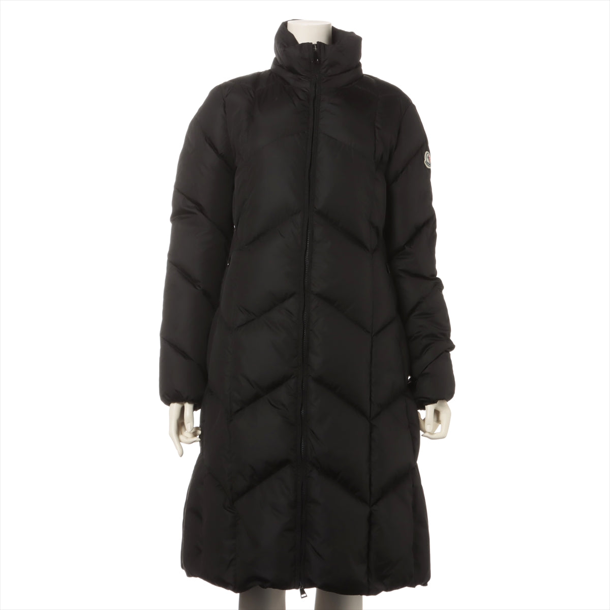 Moncler DUBERRAN 20 years Nylon Down coat 2 Ladies' Black Missing belt Missing hood